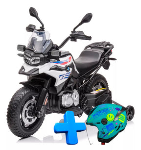 Moto Elétrica Infantil Bmw F850 Gs + Capacete Infantil